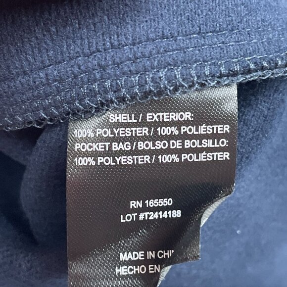 32 Degrees Heat Navy Full-Zip Jacket Mens Medium Polyester a1561 - Picture 3 of 8